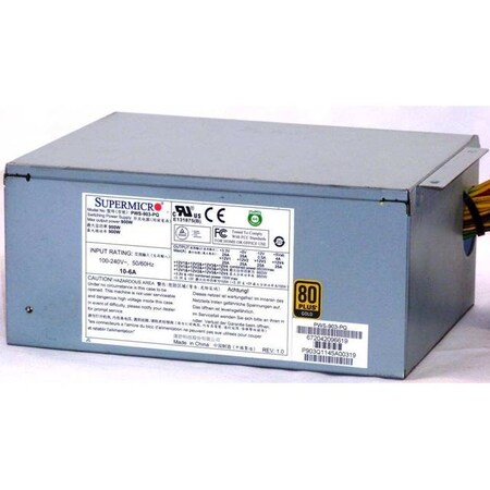 Supermicro 900W 80 PLUS Gold ATX12V Power Supply PWS-903-PQ
